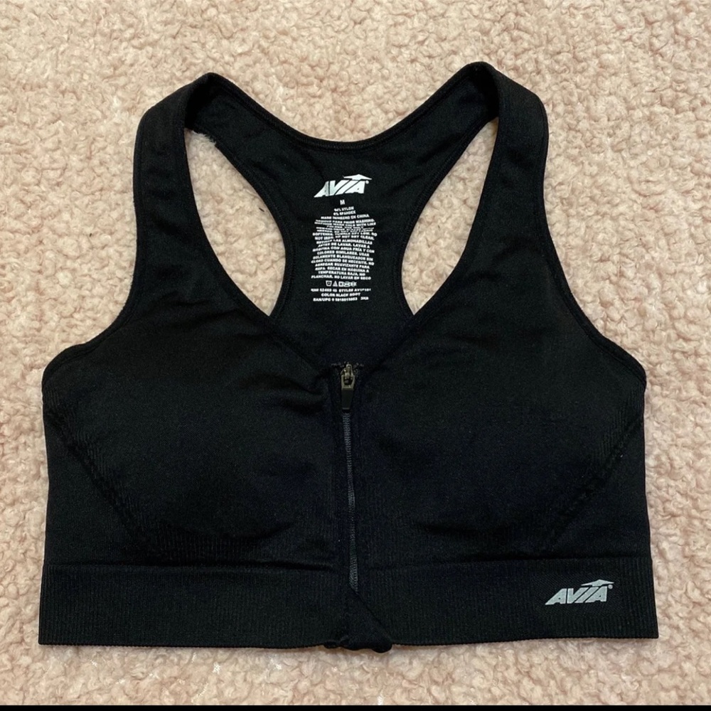 Sports Bra front zip